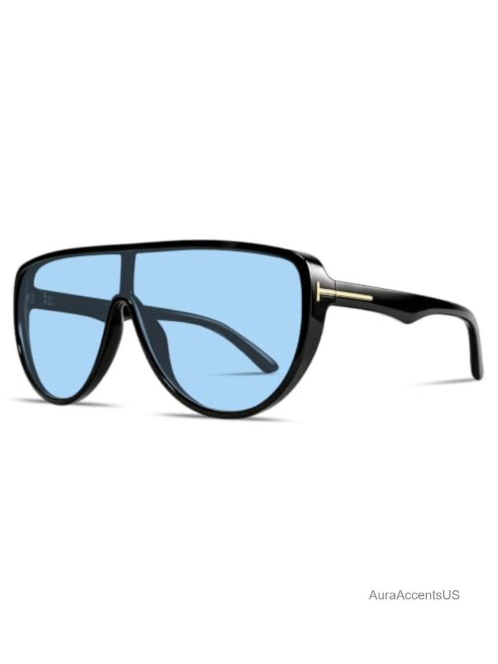 Oversized Aviator Sunglasses UV400 Shield Full-Frame Retro Pilot Shades